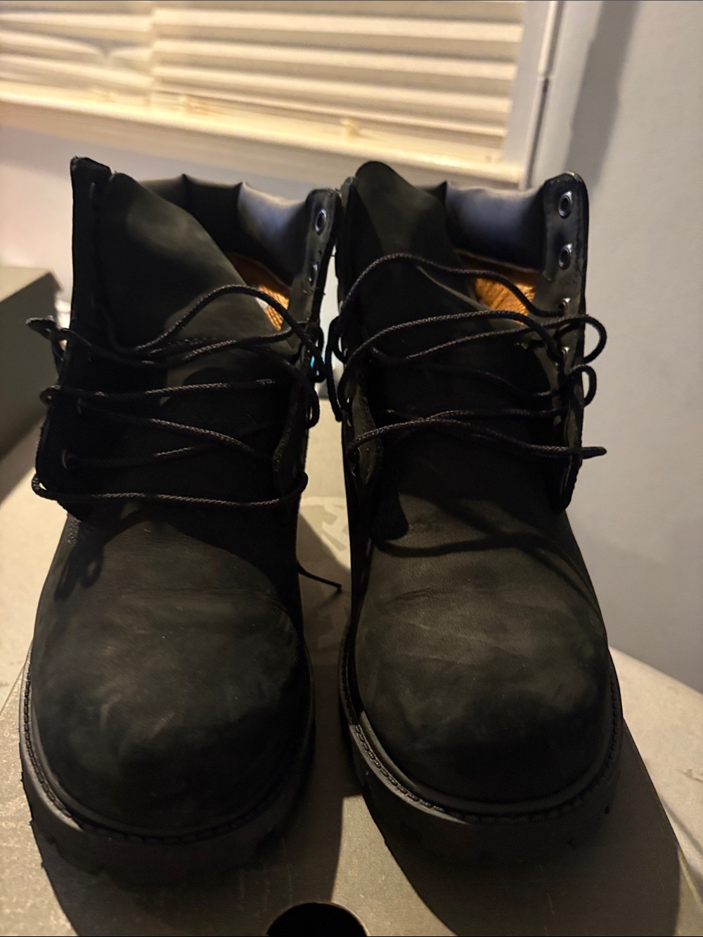 Timberland Black Men's Lace-Up Work Boots